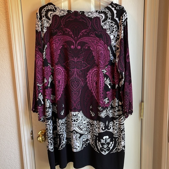 ALFANI WOMAN CLASSIC COLORS DRESS SZ 2X - Picture 5 of 6